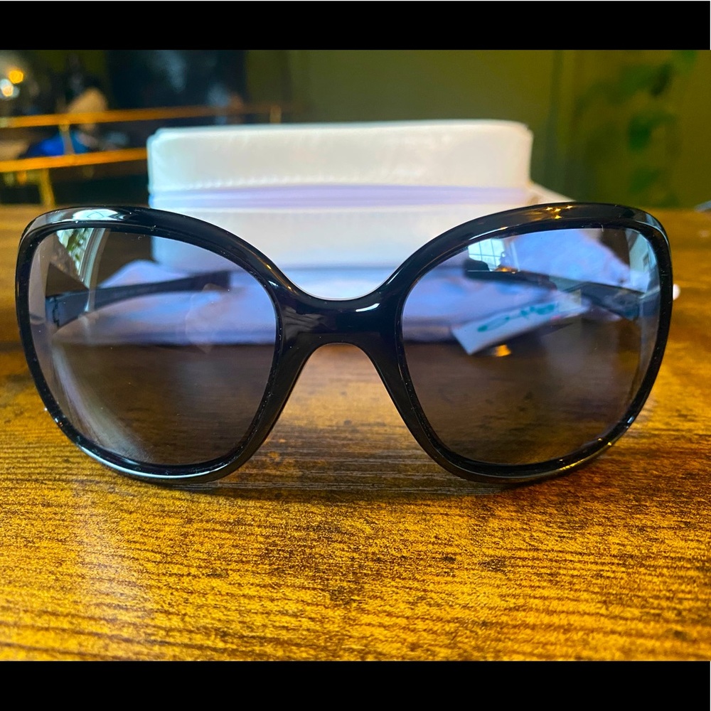 Oakley Obsessed Sunglasses Polished Black with Grey